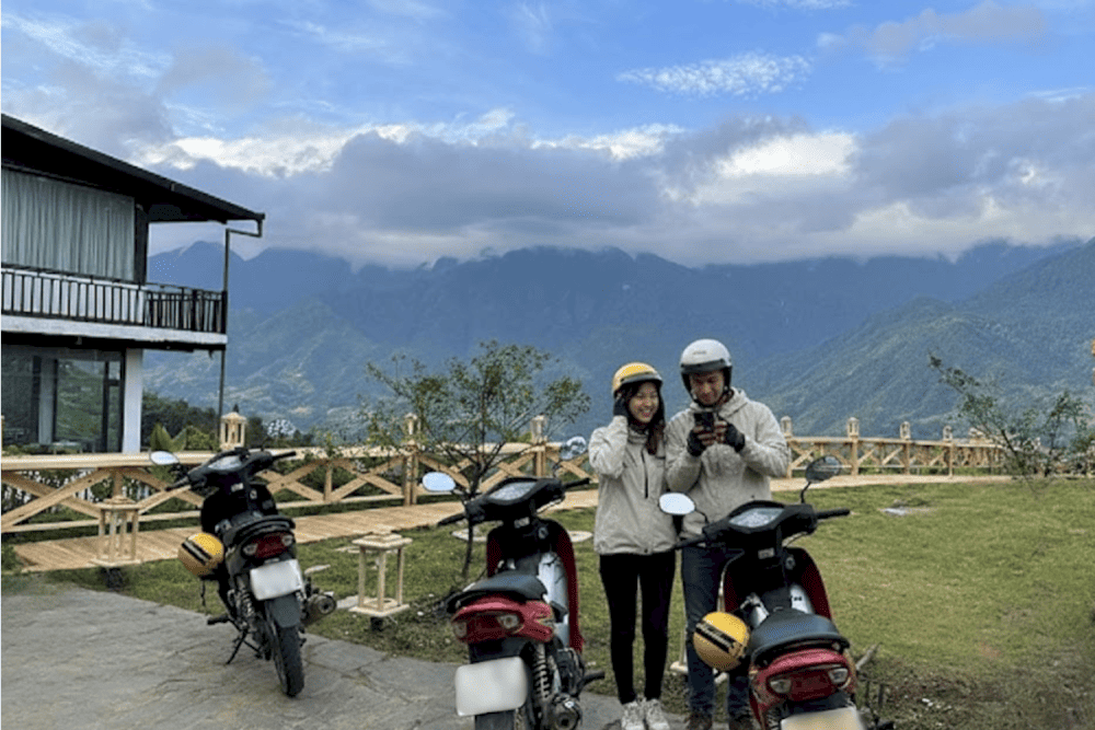 You can rent a motorbike to have a more adventurous trip
